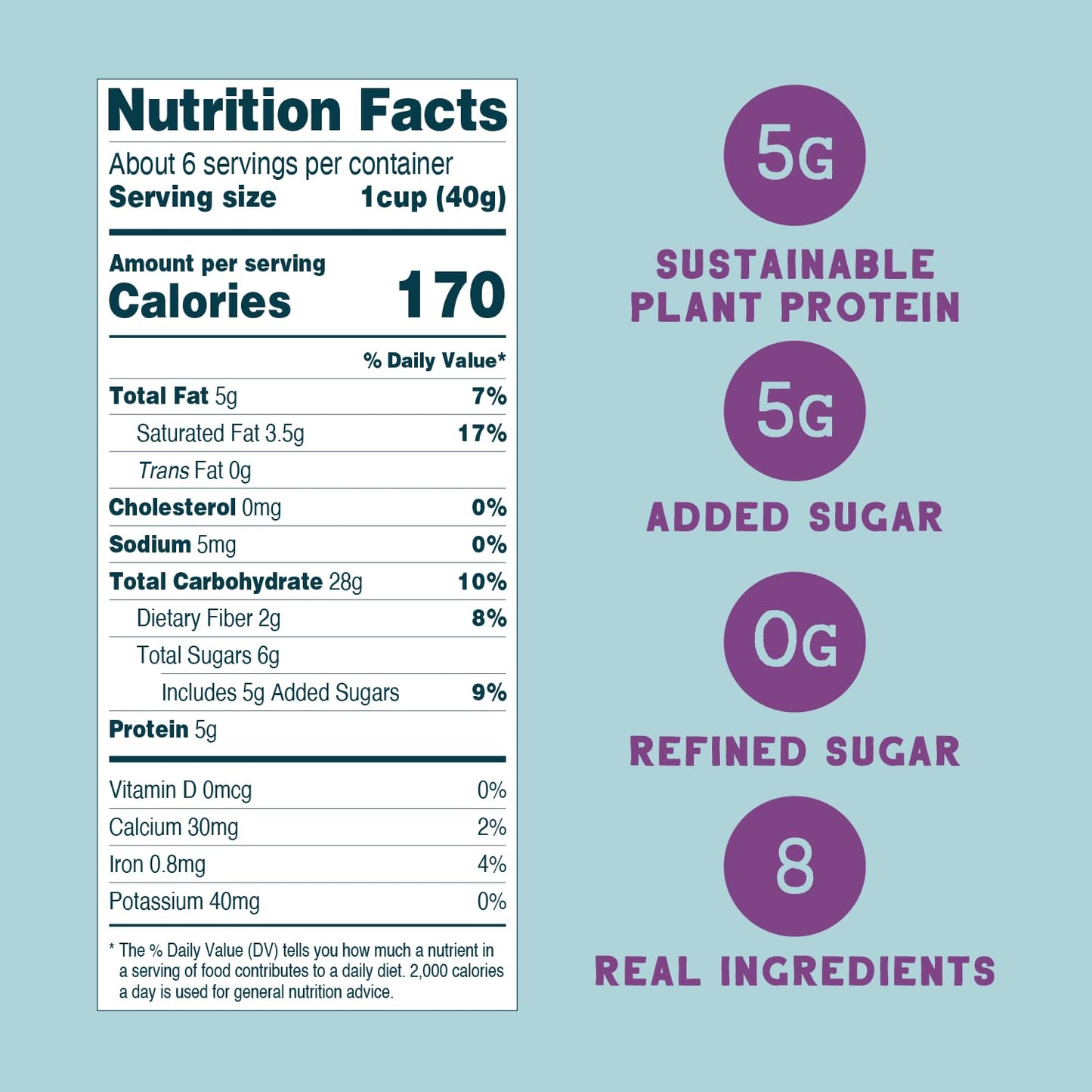 Seven Sundays Grain Free Cereal - Real Berry - 8 Oz Bag - Gluten And Grain Free, Paleo, Keto Friendly, No Refined Sugar, Vegan,