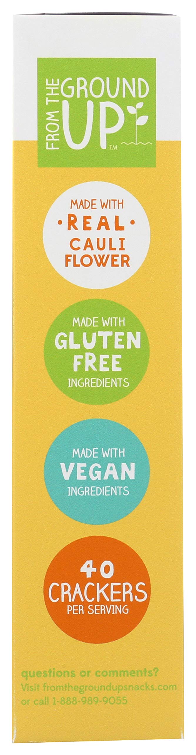 FROM THE GROUND UP Cauliflower  ers Sea Salt, 4 Ounce, Pack of 1