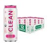 NEW CLEAN Cause Zero Sugar Strawberry Lemonade Yerba Mate Tea Sparkling  USDA Organic Energy Drink Alternative  Zero Calorie  160mg Natural Caffeine  Soda Alternative (16oz cans  12-Pack Case)