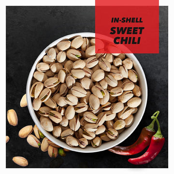 Wonderful Pistachios Sweet Chili Nuts, 14 Ounce Bag, Gluten Free Protein Snack, Model 0C1842A28M