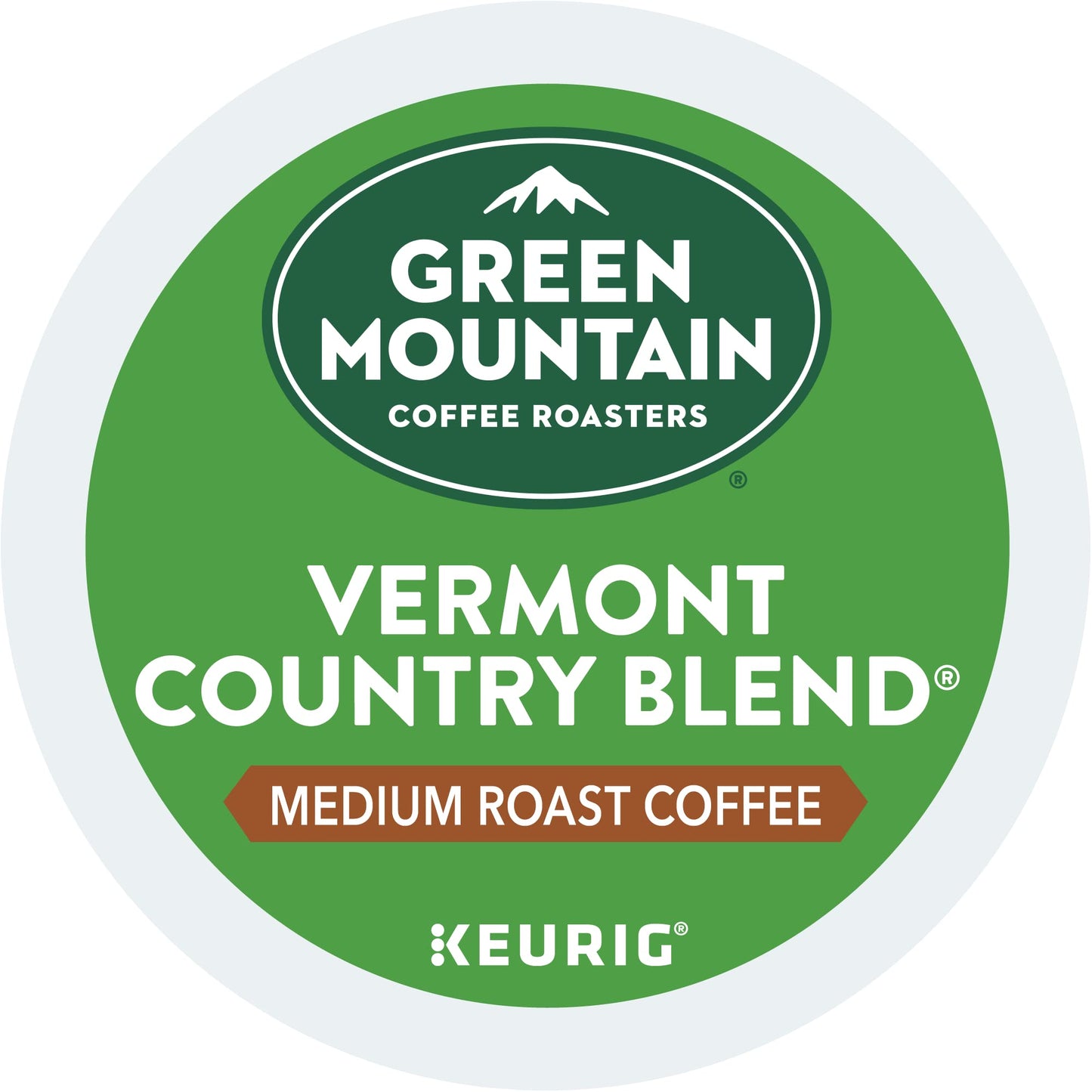 Green Mountain Coffee Roasters Vermont Country Blend Keurig Single-Serve K-Cup Pods, Medium Roast Coffee, 72 Count (6 Packs Of 12)