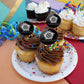 GRAPHICS & MORE Cupcake Picks Set of 6, Round, Acrylic, Anti Possession Symbol, Model CUPCAKE.ROUND.WBGAM070.Z004859_8