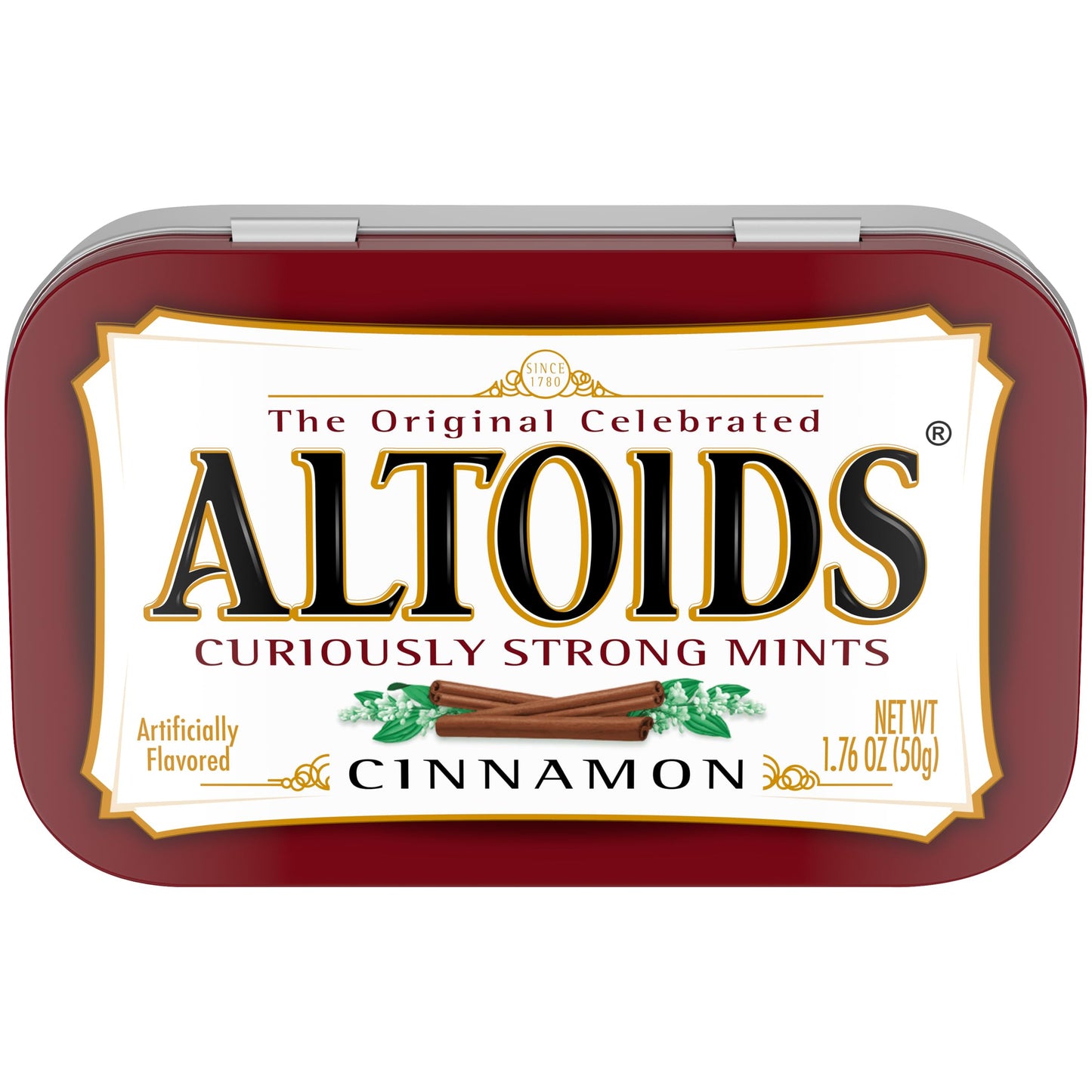 Altoids Cinnamon Curiously Strong Mints, 1.76 Ounce Each (3 Pack, 5.28 Ounce Total)