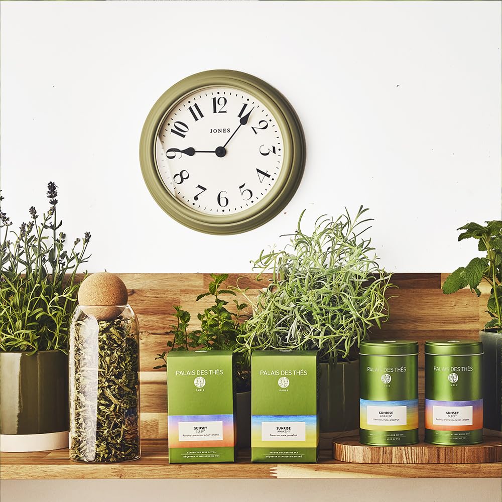 Palais des Thés Sunrise Wake Up Tea - Green Tea, Mate & G fruit - 20 Cotton Tea Bags