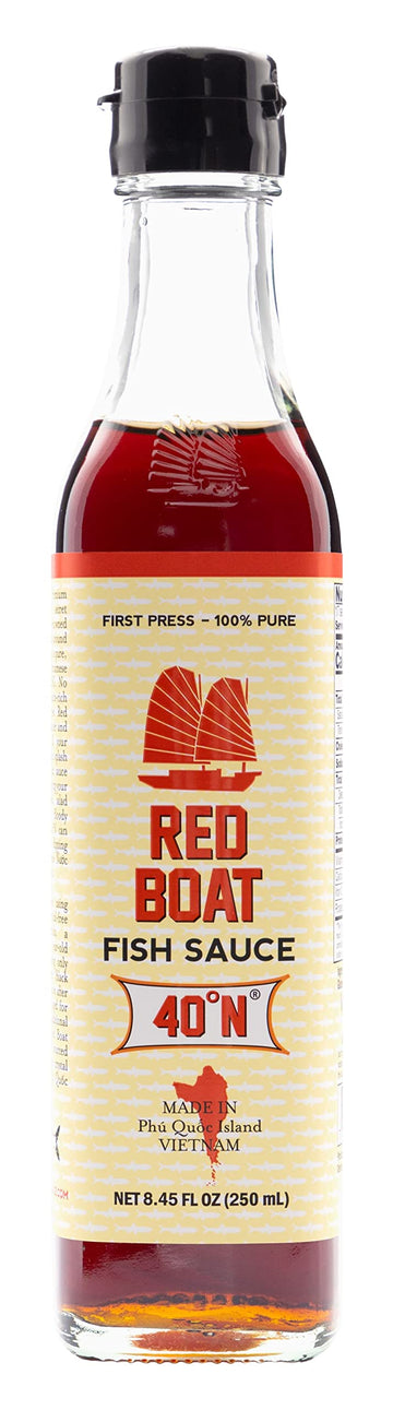 Red Boat Vietnamese Extra Virgin Fish Sauce Bottle, 8.45 Ounce