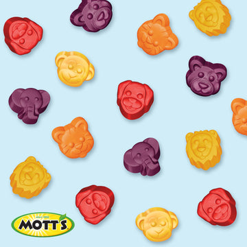 Motts Fruit Flavored Snacks, Animals Assorted Fruit, Gluten Free Snack, 10 Ct, 8 oz