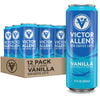 Victor Allen's Coffee Vanilla Iced Canned Coffee Latte, 11oz Cans (12 Pack)
