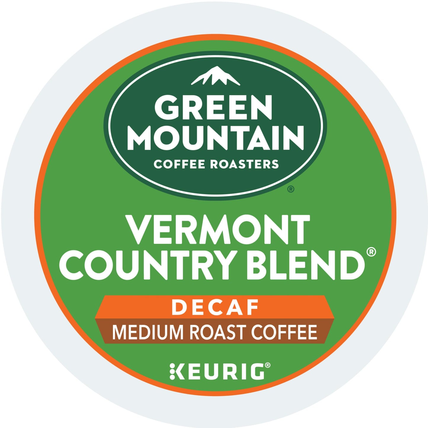 Green Mountain Coffee Roasters Vermont Country Blend Decaf, Keurig Single-Serve K-Cup Pods, Medium Roast Coffee, 96 Count (4 Pac