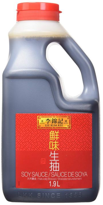 Lee Kum Kee Soy Sauce, 64 Oz Plastic Bottle, Original, 1.0 Count