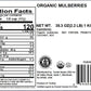 Yupik Organic Dried Mulberries, 2.2 Lb, Dried Fruit, Non-Gmo, Vegan, Gluten-Free, No Added Sugar, Oil-Free, Healthy Snacks, Idea