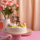 Happy Birthday Cake Topper Cake Topper Decoration Birthday Cake Supplies (Black Cake Topper)