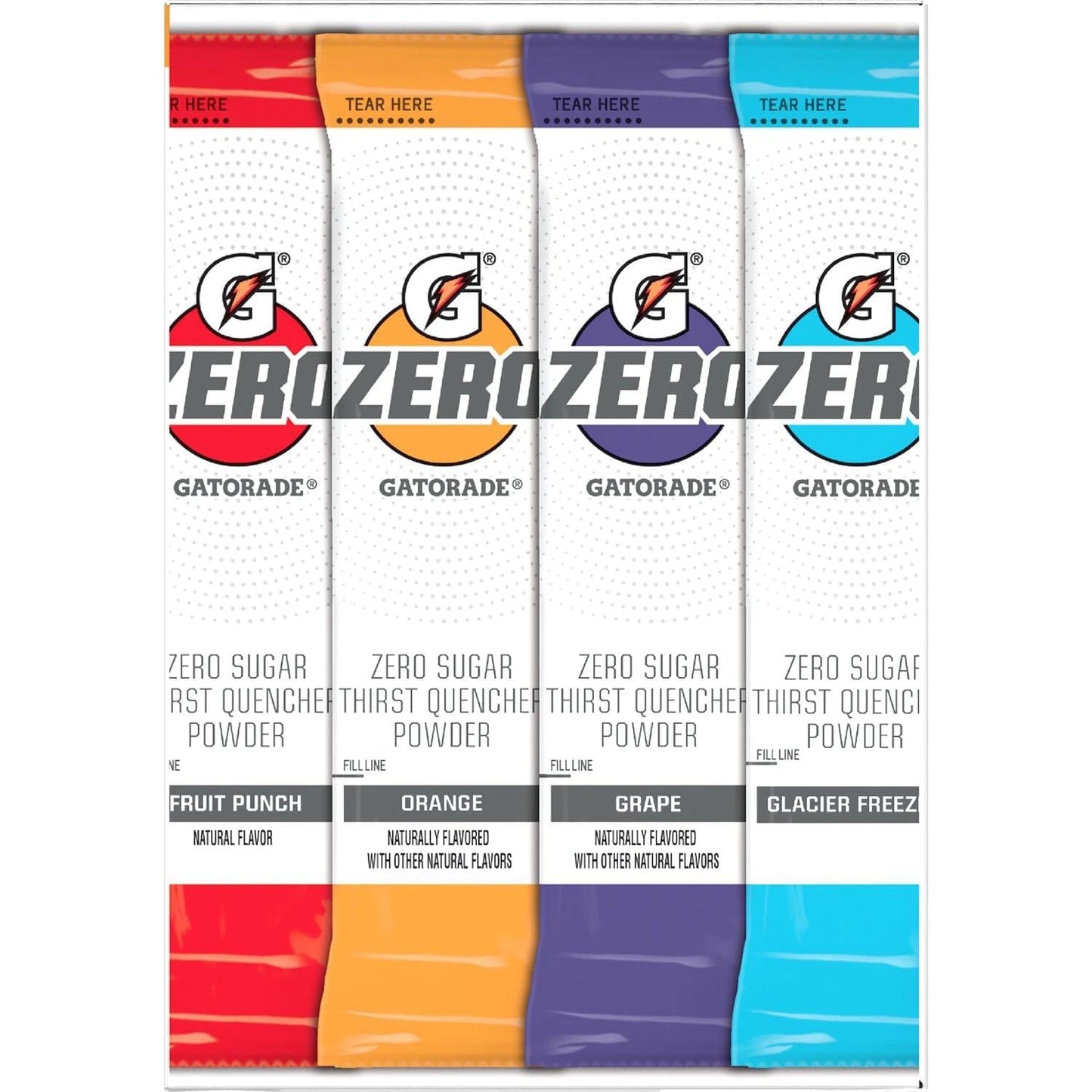 Gatorade G Zero Powder Variety Pack - Sugar-Free Hydration - 40 Count (Pack of 1)