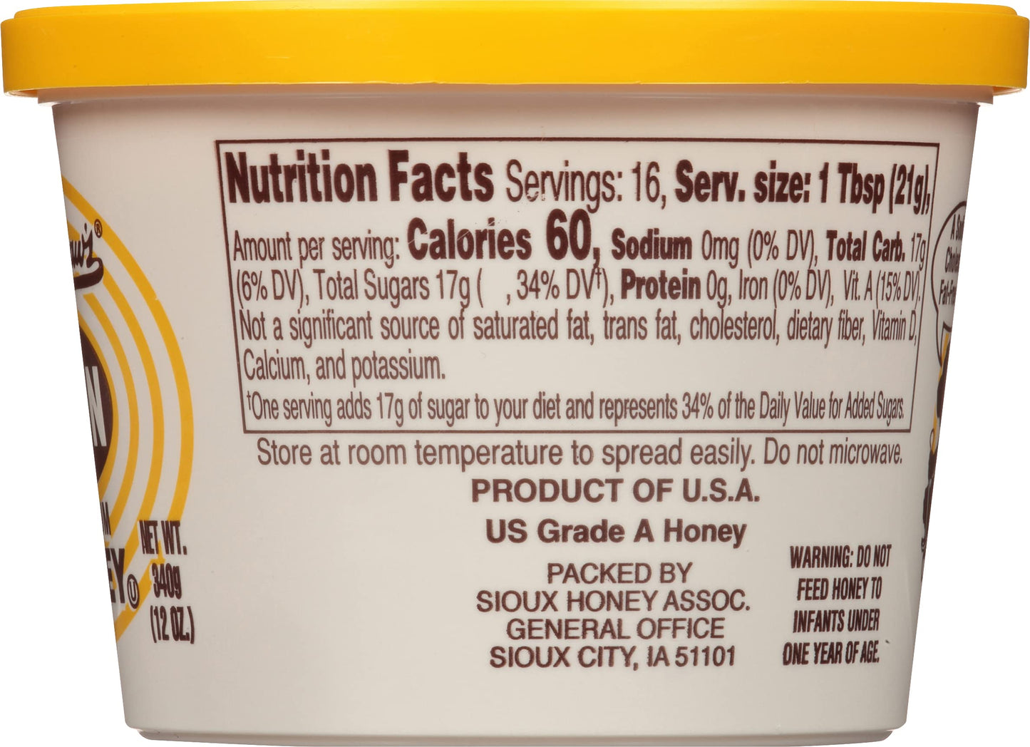 Bradshaws Spun Usa Clover Honey, 12 Ounce Bradshaws Premium Clover Honey From Usa Beekeepers