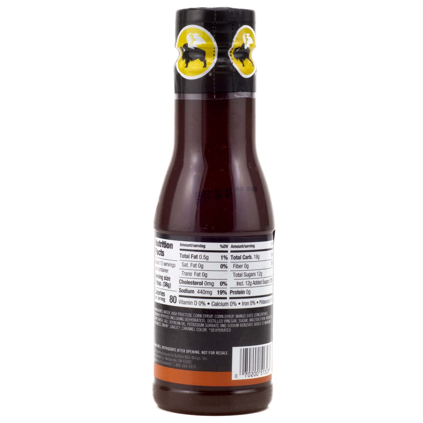 Buffalo Wild Wings Barbecue Sauces, Mango Habanero, 12 Fl Oz (Pack of 2)