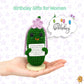 Kalawalk Funny Crochet Pickles 1 Pcs With Affirmations Cards For Inspirational Novelty Good Luck Gifts And Party Decorations(Kk-Ckd04-Ppfw)