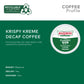 Krispy Kreme Classic Decaf, Single-Serve Keurig K-Cup Pods, Medium Roast Coffee Pods, 72 Count