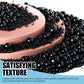 Kasvan Black Pearl Sprinkles, 6 Sizes Mix For Cake Decorating, 230G/8.1Oz, Baking Cake Decorations, Ice Cream Toppings And Cooki