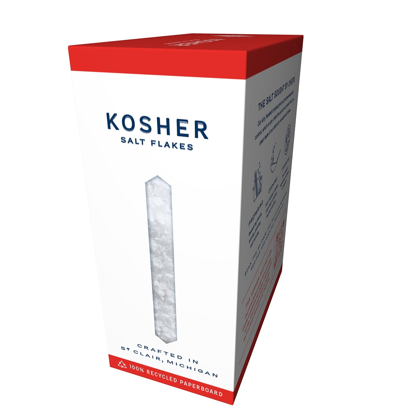 Diamond Crystal Kosher Salt Flakes - Full Flavor, No Additives - Pure and Natural Since 1886-1 Pound Box