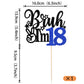 Rssta i Cake Topper - 18th Birthday Decoration - Blue - Model XM1222-18