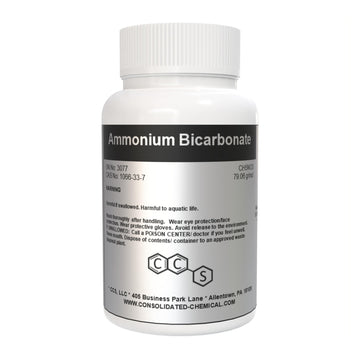 Ammonium Bicarbonate - Food Grade - Versatile Baking Ingredient and Leavening Agent for Perfect Bakes (250 GRAMS)