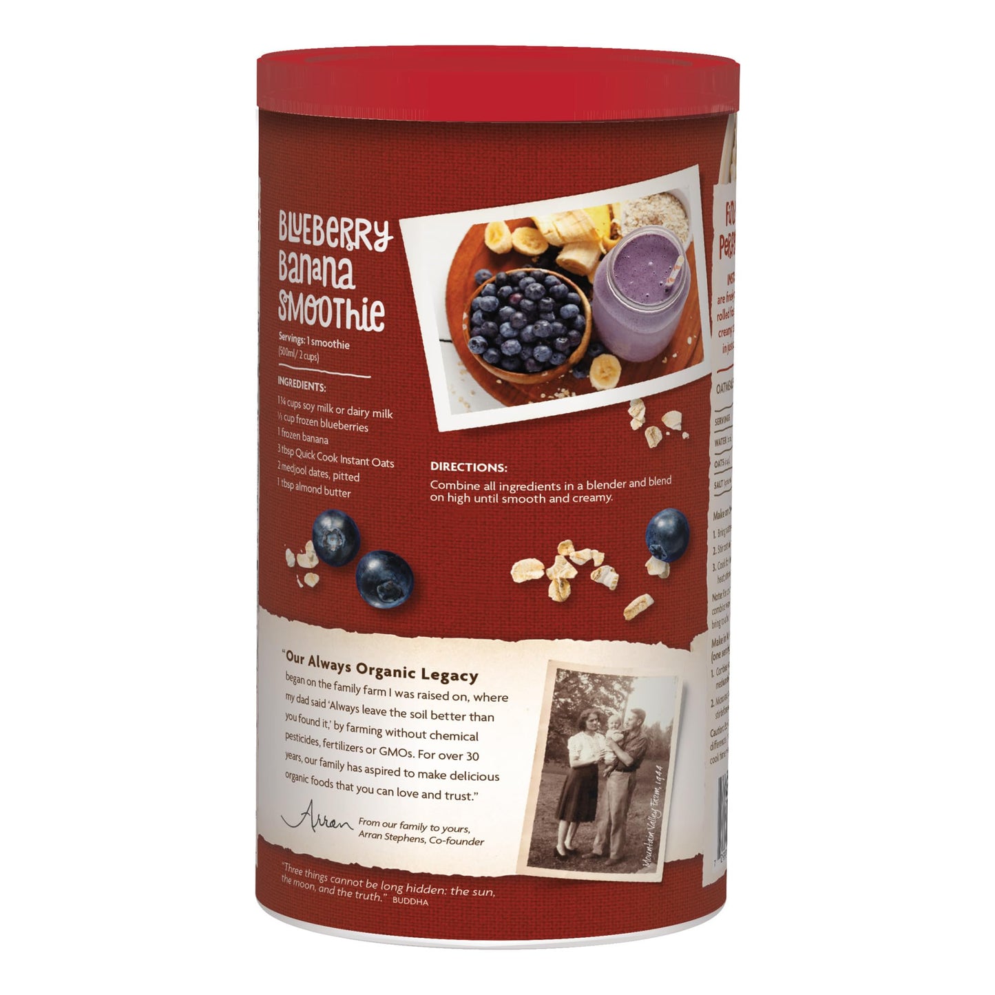 Nature'S Path Organic Quick Cook Instant Oatmeal, 18 Oz (Pack Of 1), Non-Gmo