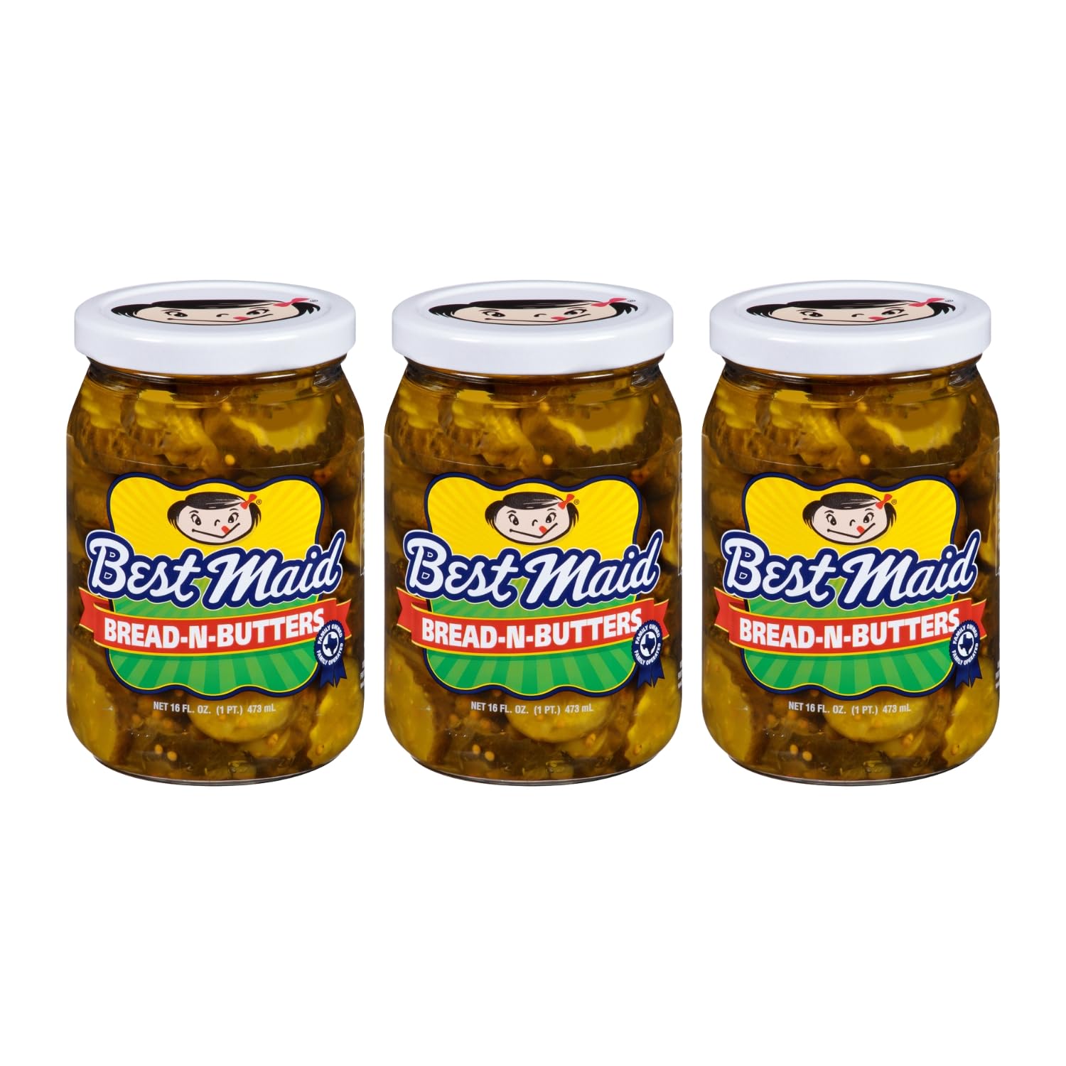 Best Maid Pickles - 9-Item Assortment of Dill, Sweet, Bread & Butter, Okra, and Specialty - 3 or 6 Packs (3 Pack, Bread & Butter