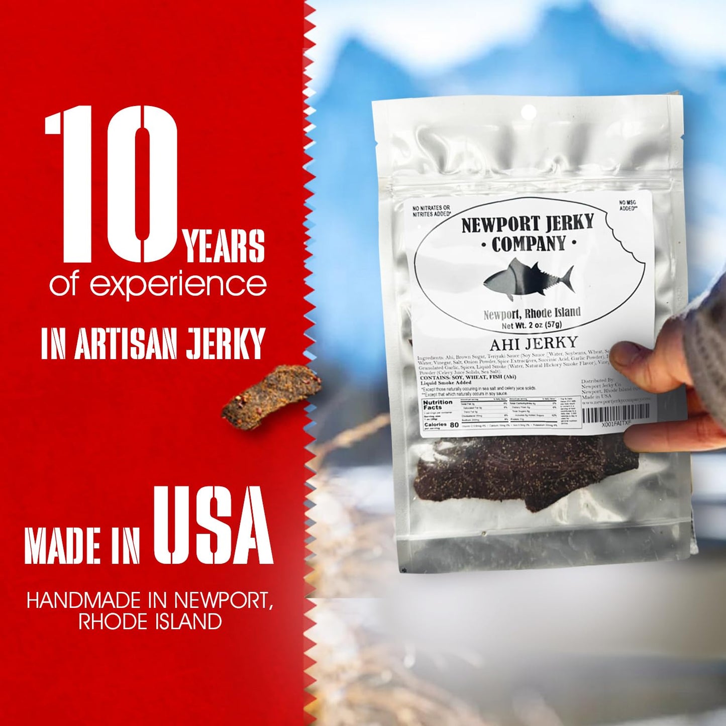Newport Jerky Company Ahi Tuna Jerky