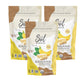 SOL SIMPLE Regenerative Organic Certified, Dried Banana | 3oz Snack Pack (3 Bags Total) | Dried Fruit | Vegan | Non-GMO | No Add