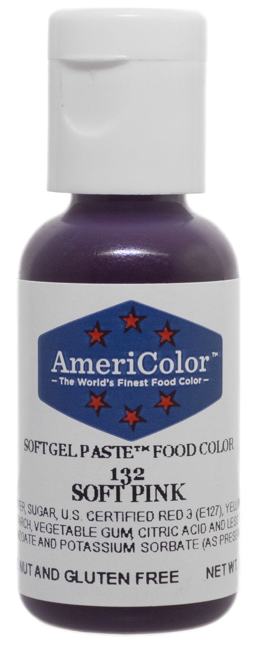 Americolor Soft Gel Paste Food Color, 3/4-Ounce, Soft Pink