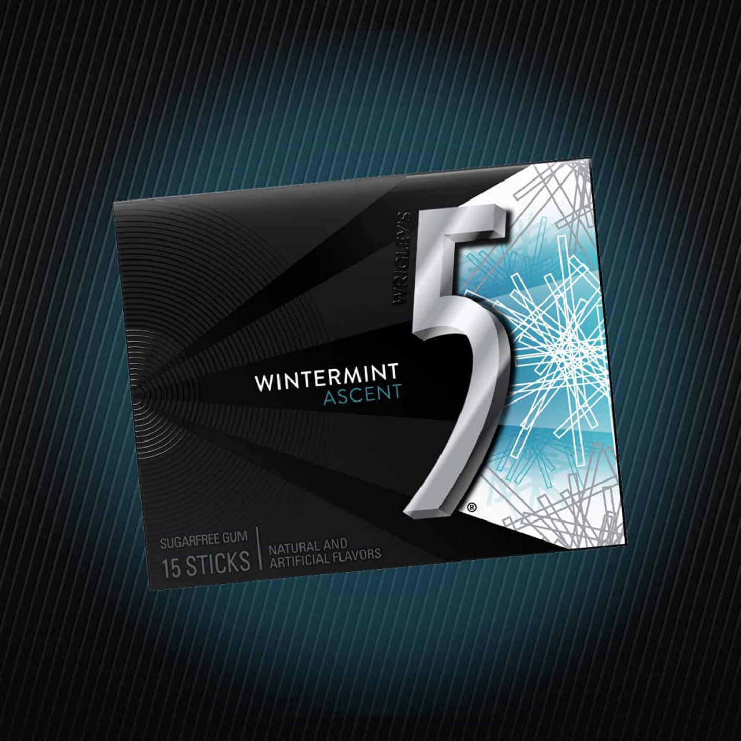 Wrigley'S 5 Gum Wintermint Ascent, 10 Pack