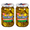 Best Maid Products Glass Jars - Dill, Kosher, Garlic Bites, Habanero Chips & Xtreme Hot Pickles - 24 Ounce - 2 Pack