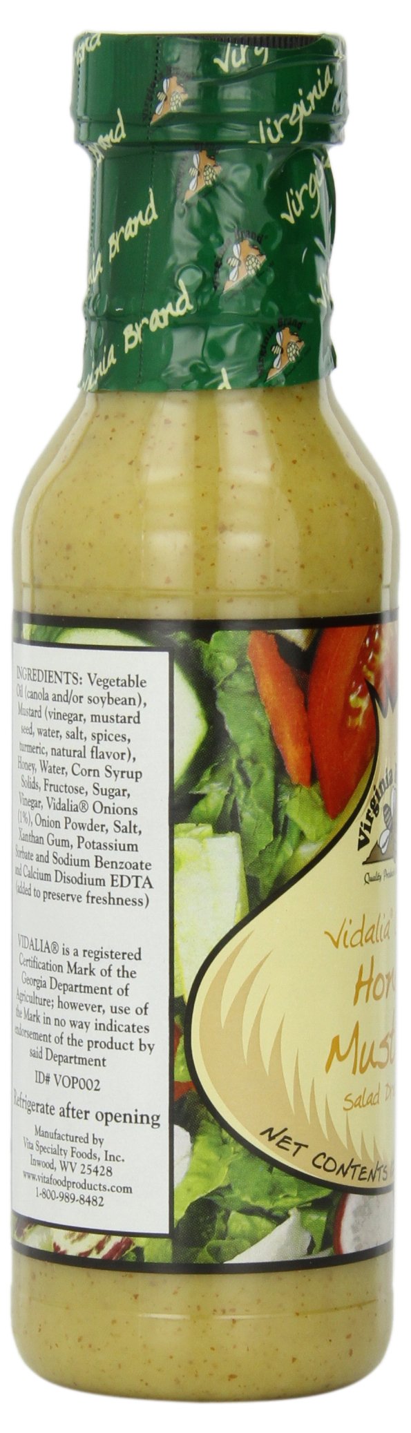 Virginia Brand Vidalia Onion Honey Mustard, 12-Ounces (Pack Of 6)