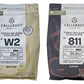 No. 811 Finest Belgian Dark Chocolate Callets With 54.5% Cocoa & W2 White Chocolate Callets With 28% Cocoa | 5.5 lbs each | Baki
