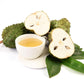 Premium Caffeinated Ceylon Soursop Graviola Green Tea Bags: 25 Count Individually Wrapped Teabags All-Natural Exotic Fruit Essen