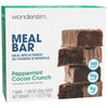 Wonderslim Meal Replacement Protein Bar, Peppermint Cocoa Crunch, 15G Protein, 20 Vitamins & Minerals, Gluten Free (7Ct)