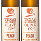 Texas Hill Country Olive Company Peach Balsamic Vinegar - Gourmet Infused, No Artificial Flavors, 8.45 Fl Oz (Pack of 2)