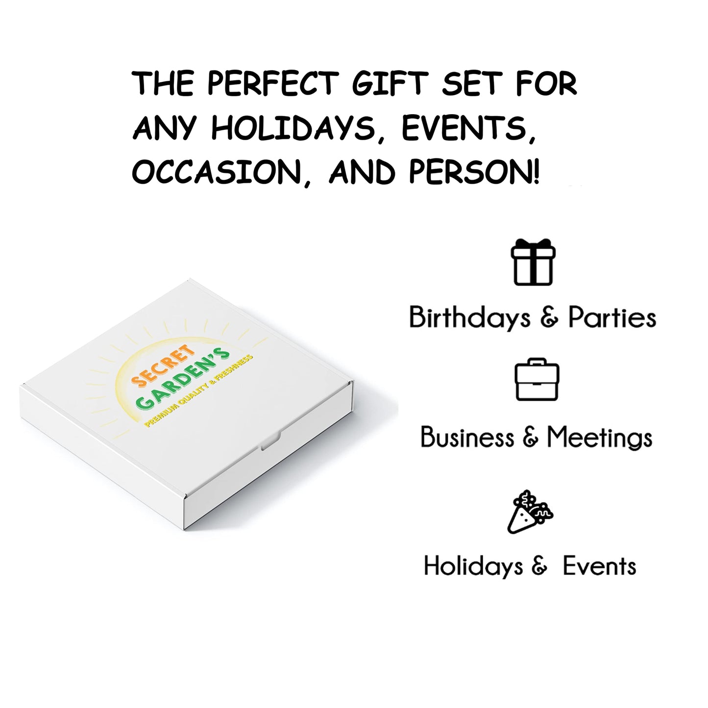 Wood Gift Basket, Gourmet Gift Baskets Family, Business | Corporate Gift - Healthy Mixed Nuts Fresh Gift, Birthday Sympathy - Mo