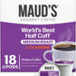Maud's Half Caff Coffee Pods, 18 ct, Medium Roast Coffee in Recyclable Single Serve Pods - 100% Arabica Coffee, Compatible with 