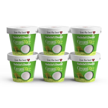 Gabriel & Daniel Creamy Rice Hot Cereal Cup – Non-GMO, Gluten Free – Pack of 6