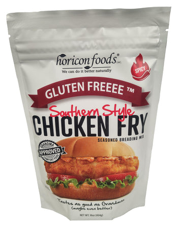 Glutenfreeee Gluten Free Seasoned Breading Mix, Southern Style Chicken Fry, 16 Ounce - Tastes Great, 13 Herbs And Spices, Great