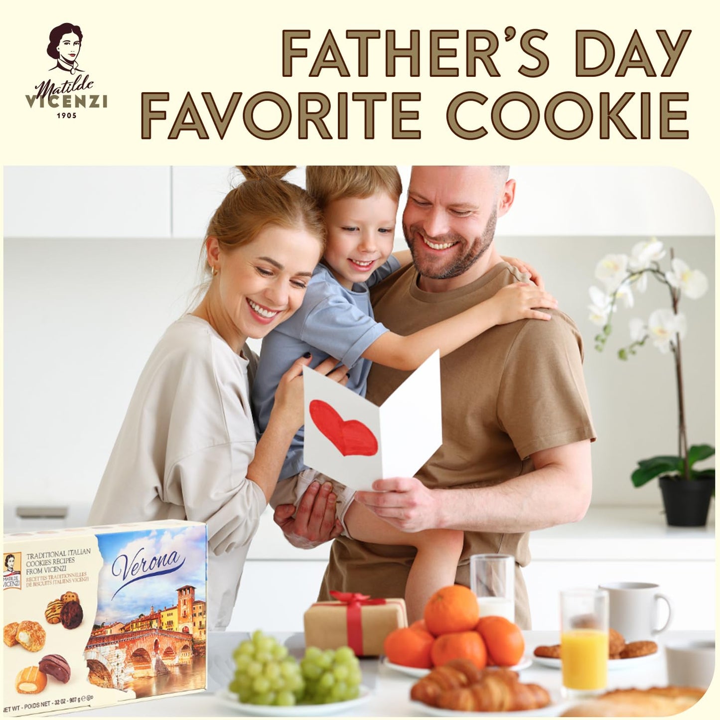 Matilde Vicenzi Verona Excellence Gift Box - Assortment Of Italian Pastries And Cookies For Corporate, Birthday, Mother'S Day, F