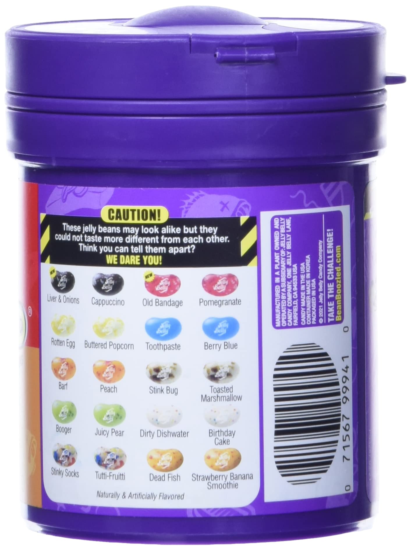 Jelly Belly Jelly Bean Dispenser, Assorted Flavors, 3.5 oz, Model TSM9542