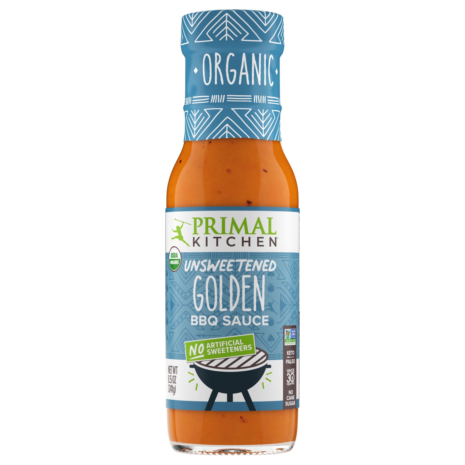 Primal Kitchen Organic Carolina Gold BBQ Sauce, 8.5 oz, Gluten-Free, No Added Sugar