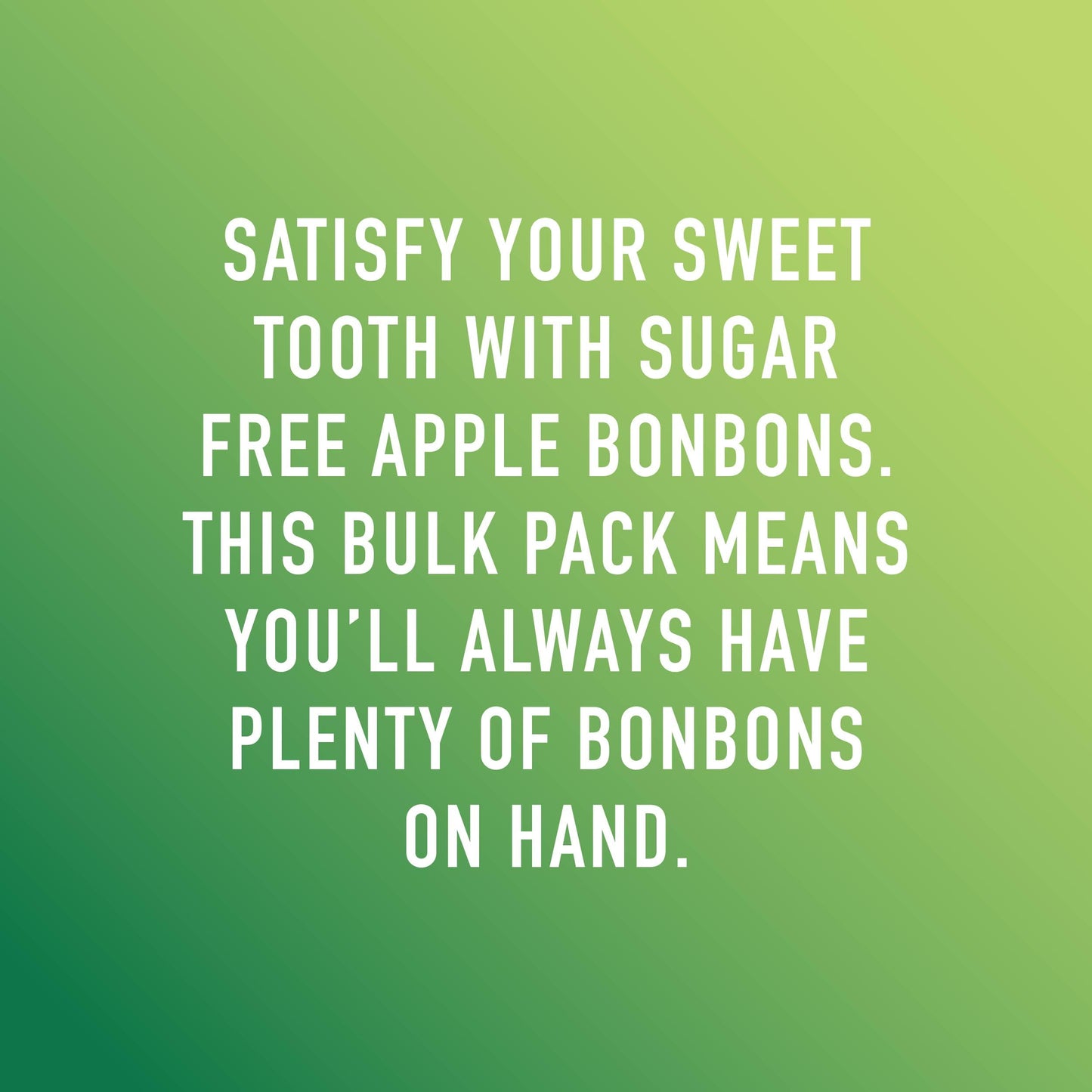 Swiss Imports Sugar Free Bonbons Hard Candy Drops, Apple, 200 Individually Wrapped Pieces, 500G/17.6Oz