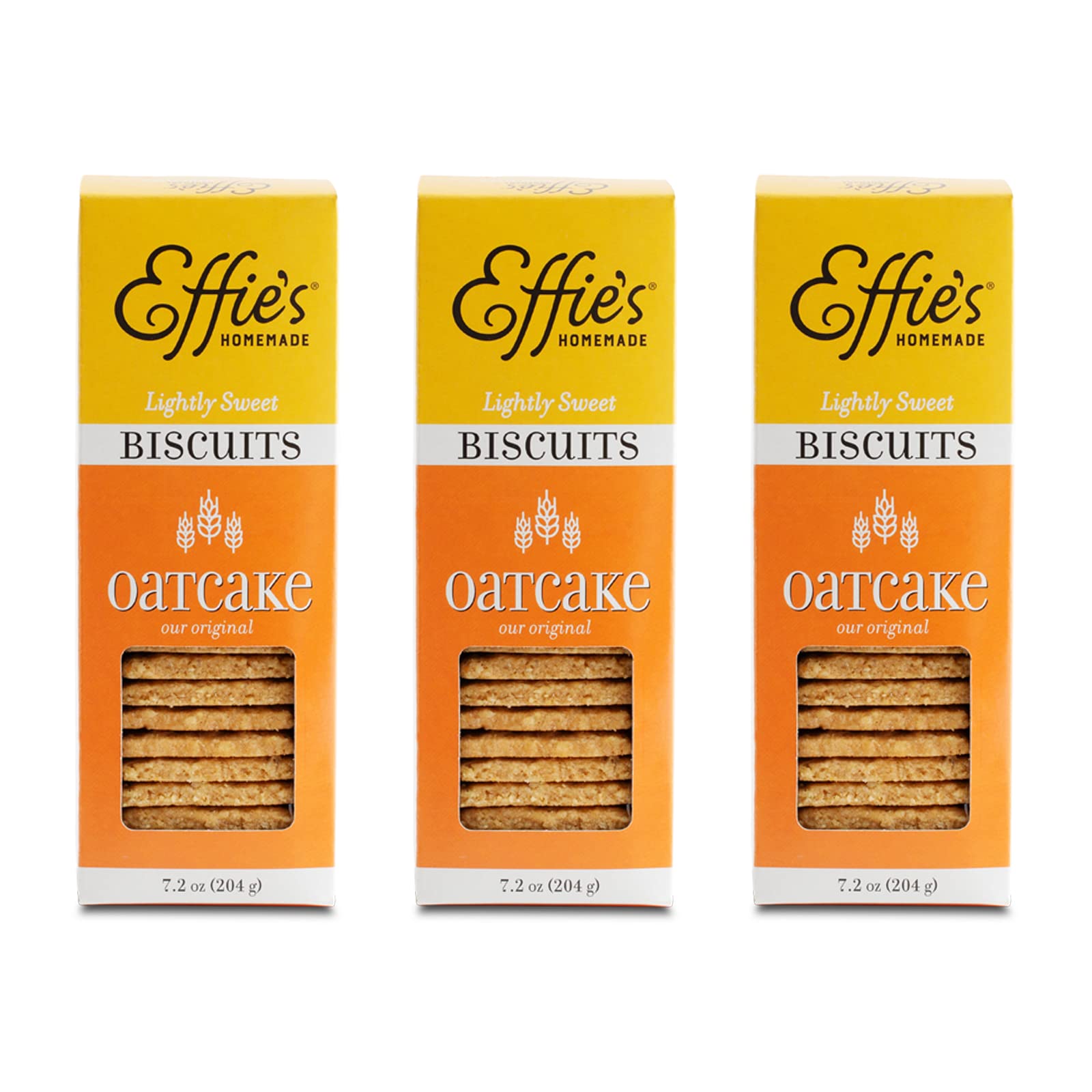 Effie'S Homemade Biscuits - Oatcakes - 3 Pack