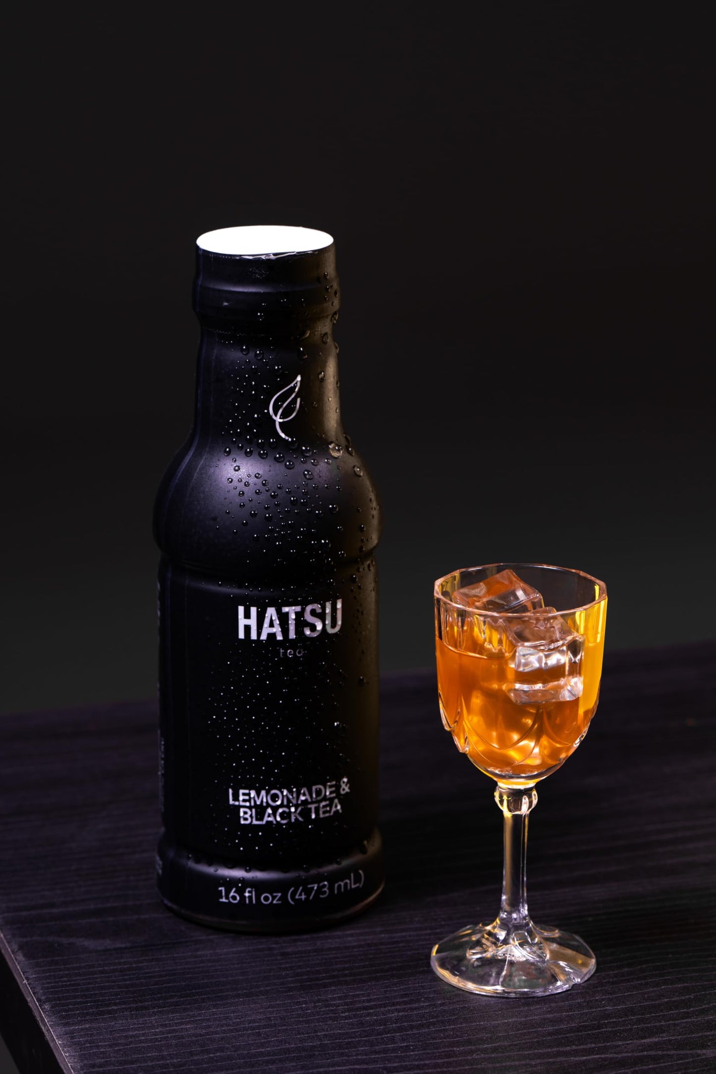 Hatsu Black Tea Lemonade Flavor Iced Tea, 16.9 fl oz Bottles, Pack of 12