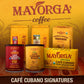Mayorga Dark Roast Coffee 12oz Cubano Roast Coffee Bag 100% Arabica Whole Coffee Beans - Smoothest Organic Coffee - Specialty Gr