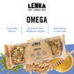 Lenka Handmade Craft Granola Bars - Omega Gluten Free High Fiber - Nutritious Snack Bar With 3000Mg Omega 3 And 7G Protein - 12