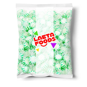 Arcor Sugar-Free Spearmint Starlight Hard Candy (1 Pound Bag - Approx. 85 Count)