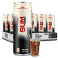 BUM Sugar-Free Energy Drink  Cola - Lightly Carbonated & No Artificial Colors  Natural Caffeine & Citicoline for Energy & Focus  Brain Boost & Workout Sports Beverage - 12 oz  Pack of 12
